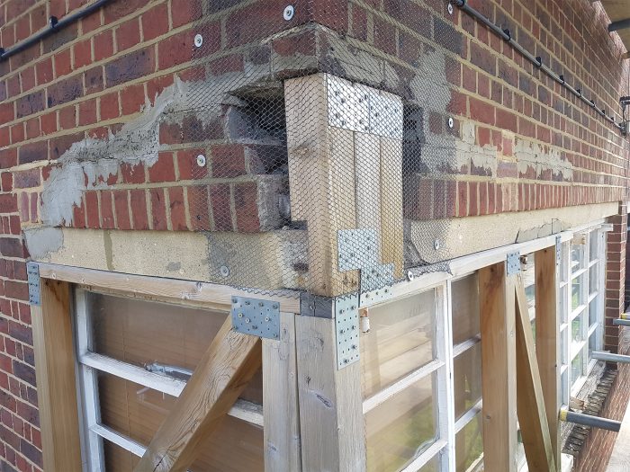 Exterior buttressing