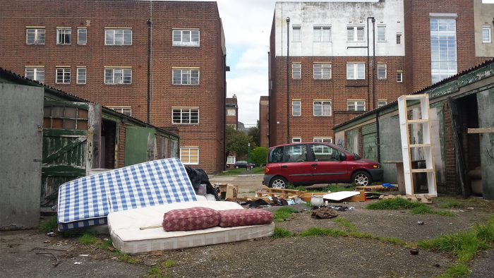 April 5 - garage dumping