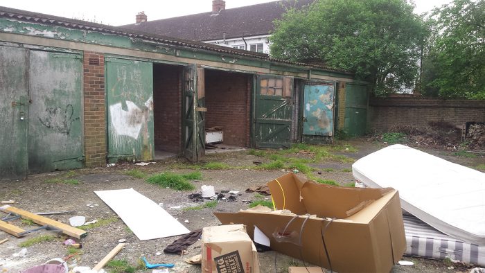 April 5th - garage shambles