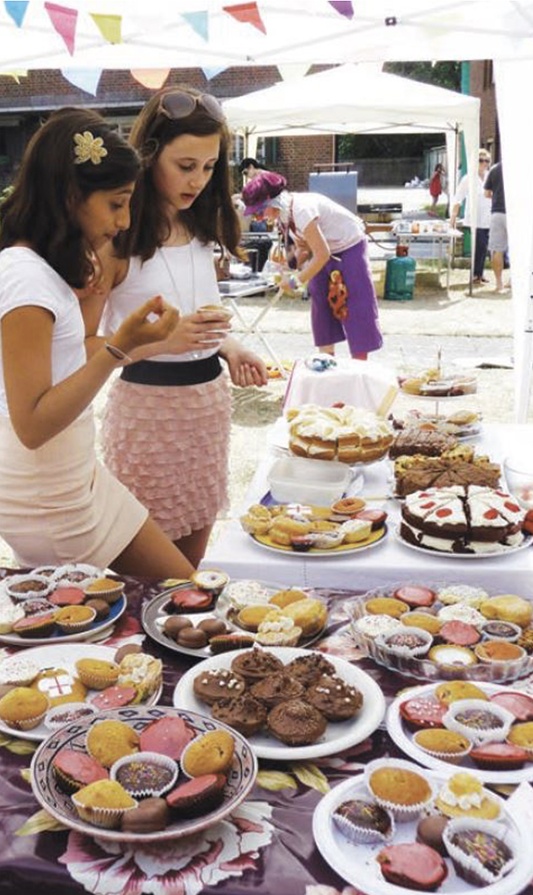 Summer Party - cake stall