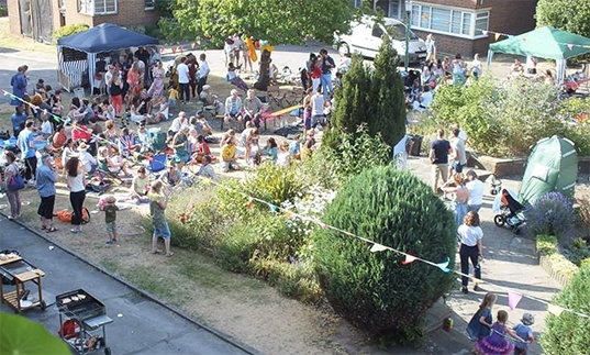 Summer Party - view from above