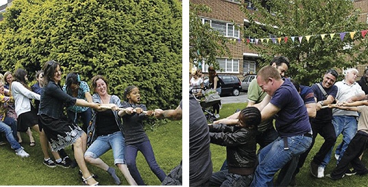 Summer Party - tug-o-war